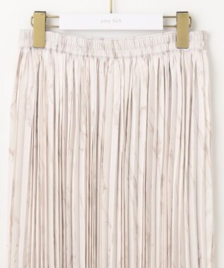 ANY SIS 【2SET】パーカー×マーブルプリントスカート セットアップ アイボリー系