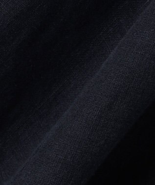 23区 【洗える】LIBECO フレア ロングスカート ネイビー系