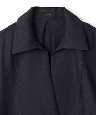 JOSEPH ビスコースツイル　ブラウス Navy