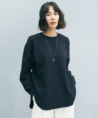 UNFILO ジョーゼット ラウンドテール プルオーバー