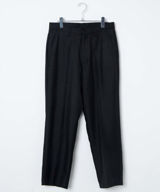 WEGO 【SCHOOLITEM】メンズスクールセミワイドスラックス ブラック