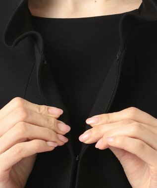 自由区 FORMAL 【襟華やか】エレガント ジャケット＋ワンピース ブラック系