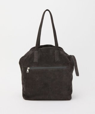 russet ステンシルデザインスエード2WAYトートバッグ(CE-1639) Gray