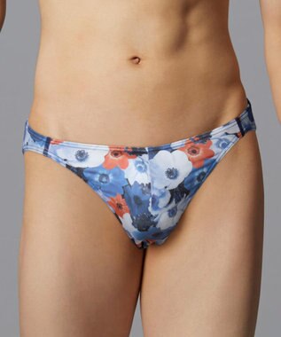 WACOAL MEN ブリーフ 【ハナコトバパンツ】 フロント立体設計 誕生日 記念日 前閉じ 下着 メンズ GF2221 /ブロス バイ ワコールメン ブルー