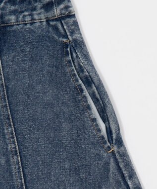 WEGO デニムフレアミニスカート デニム淡加工色