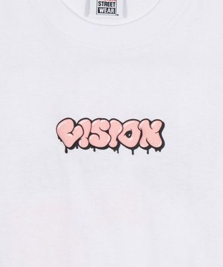 WEGO 【ユニセックス着用ITEM】別注VISIONグラフィックT（SS） ホワイト