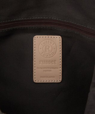 russet ステンシルデザインスエード2WAYトートバッグ(CE-1639) Gray