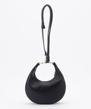 組曲 【加藤ローサさん着用】キャットショルダー バッグ ブラック系