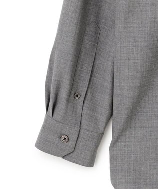 JOSEPH HOMME 【HIGH GRADE LINE】テックウールポプリン　レギュラーカラーシャツ ライトグレー系