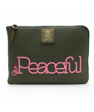 A.D.M.J. 【魔法の様に軽い】マジックライト/コード刺しゅうフラットポーチ2セット(S・LL) LO/RO