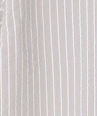 J.PRESS MEN 【WEB・一部店舗限定】マルチストライプシャツ ライトグレー系1