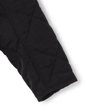 ICB L 【リバーシブル着用可能】 リバーシブルキルト ミドル丈コート チャコール×ブラック系