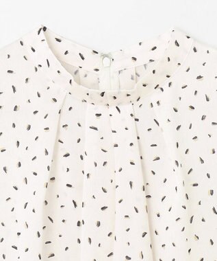 ANY ボウタイブラウス エクリュベース