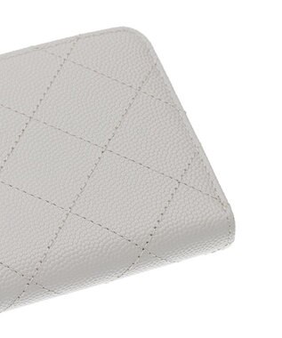 CLATHAS ベール ラウンド長財布 ライトグレー