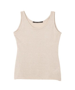 YECCA VECCA ラメタンクトップ Light Beige