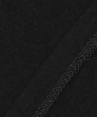 uncrave アルビニスタシフォン ハイネック カットソー（uncrave STANDARD） ブラック