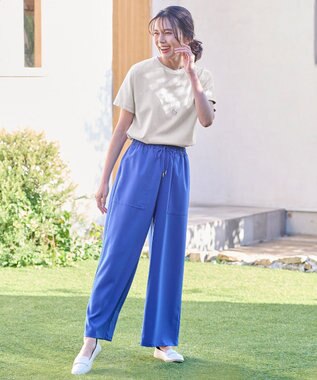 ANY 【UVケア/接触冷感】プレミアムベーシック半袖Ｔシャツ グレージュ