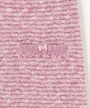 TOCCA 【洗える！】FONDU TWEED ドレス パープル系