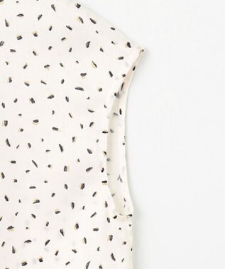 ANY ボウタイブラウス エクリュベース