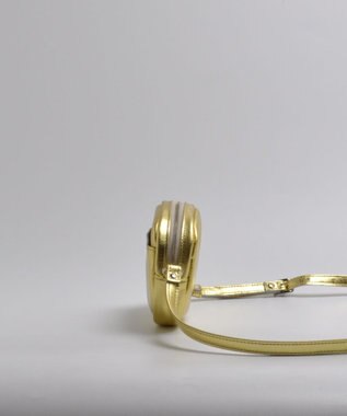 blancle メタリックレザー ラウンドショルダー GOLD