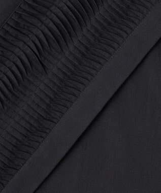 23区 【Indian Factory】コットンポプリン タックディテール シャツ ブラック