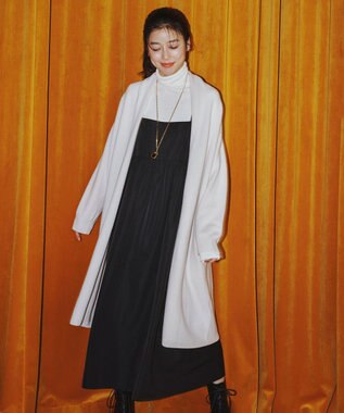 23区 【洗える】スムージーコットン シアーリブ ニット ホワイト系