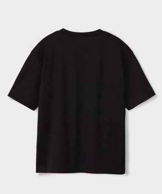 GRACE CONTINENTAL レタードシルケットTシャツ ブラック