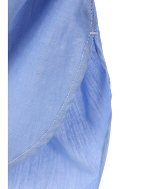 CRAFT STANDARD BOUTIQUE パールボタン抜き衿サークルブラウス Off White