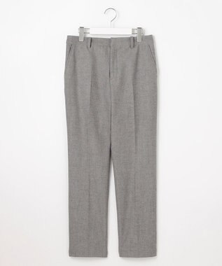 J.PRESS LADIES L 【洗える】チェルビック テーパード パンツ グレー系
