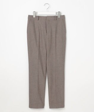 J.PRESS LADIES L 【洗える】チェルビック テーパード パンツ モカ系