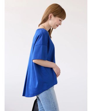 AMERICAN HOLIC 接触冷感バックタックポンチプルオーバー Blue