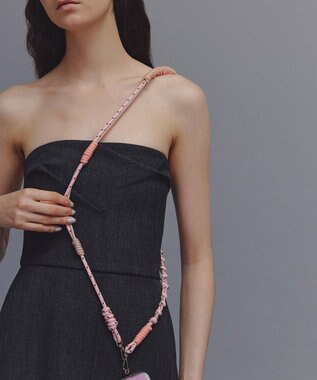 TOPKAPI 【TREASURE TOPKAPI】パラコード編み スマホ ショルダー ストラップ ピンク