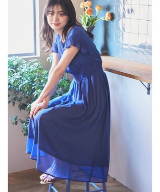 earth music&ecology シャーリングワンピース Black