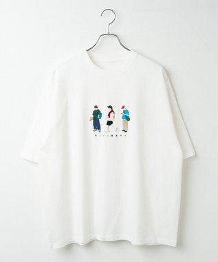 WEGO 【ユニセックス着用ITEM/綿100%/MLサイズ展開】CITY　BOYS　T（S） ホワイト