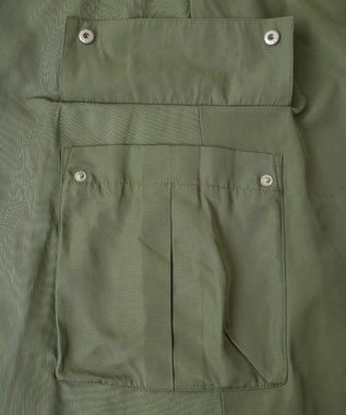 Green Parks ・ＳＵＧＡＲ　ＳＰＯＯＮ　ミリタリーフレアスカート Khaki