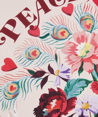 LIBERTY. ピース ラブ アンド リバティ シルクスカーフ 70 ピンク