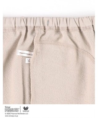 WACOAL ワコール_リラックス＆スリープ パジャマ 綿100%(本体) ガーゼ裏毛素材 長袖 長ズボン PEANUTS スヌーピー レディース FDX559 /ワコール ベージュ