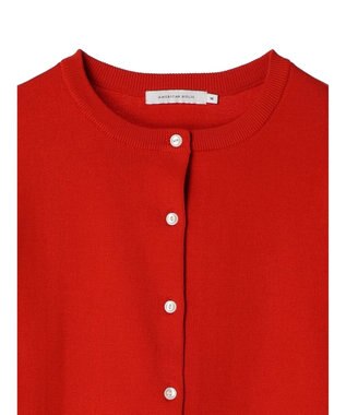 AMERICAN HOLIC エコカルットクルーネックカーディガン Red