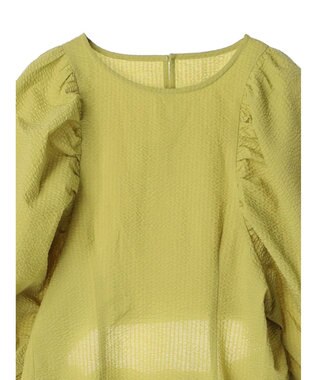 Green Parks AnriettMusee バックカットワークワンピース Lime Green