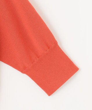 J.PRESS LADIES S 【WEB限定カラーあり・洗える・抗菌防臭】COTTON POLYESTER ドルマンスリーブ ニット 【WEB限定】オレンジ系