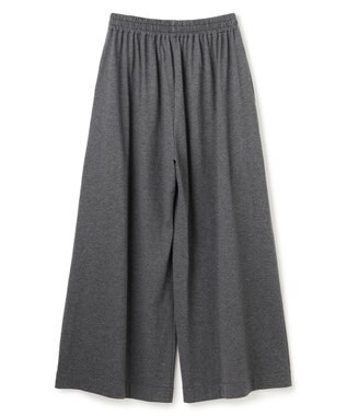 uncrave プレーンジャージー ギャザーパンツ チャコール