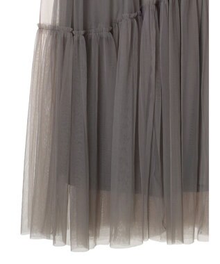 Green Parks ・ＥＬＥＮＣＡＲＥ　ＤＵＥ　２ｗａｙチュールキリカエスカート Charcoal Gray