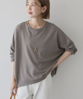 AMERICAN HOLIC コクーンポンチプルオーバー Gray Beige