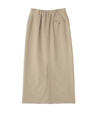 CRAFT STANDARD BOUTIQUE ＜セレモニー＞カットアウトヘムIラインスカート Beige
