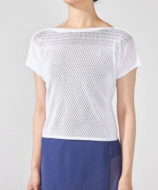 Chacott キシリトールコンパクトニットTシャツ ホワイト