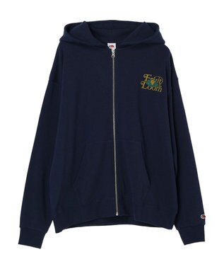 Green Parks ■ＦＲＵＩＴ　ＯＦ　ＴＨＥ　ＬＯＯＭ　ロゴパーカー Navy