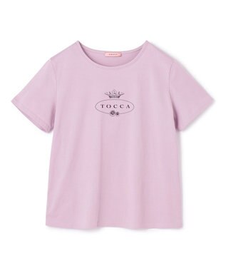 TOCCA 【洗える】TOCCA LOGO TEE Tシャツ ピンク系