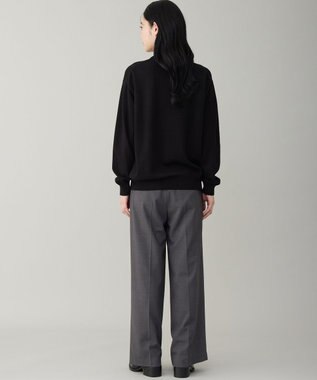 UNFILO MENS 【OCEANS YouTube 掲載/男女兼用】スムースシルキーニット ブラック