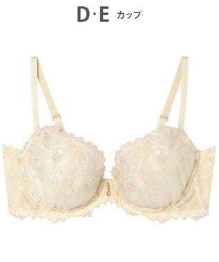 AMPHI ブラジャー ふっくらまる胸キープ 脇高設計 脇・背中スッキリ Gカップまで対応 大きいサイズ 【Hold Day Bra ホールドデイブラ】 BYJ305 アンフィ／ワコール