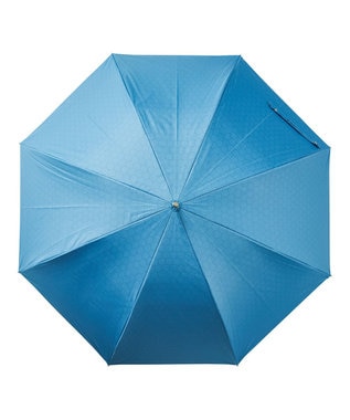 MOONBAT ハニカム断熱パラソル 無地 長傘  晴雨兼用 日傘 遮光率100％ UV100％ 遮熱 耐風 60cm サックスブルー